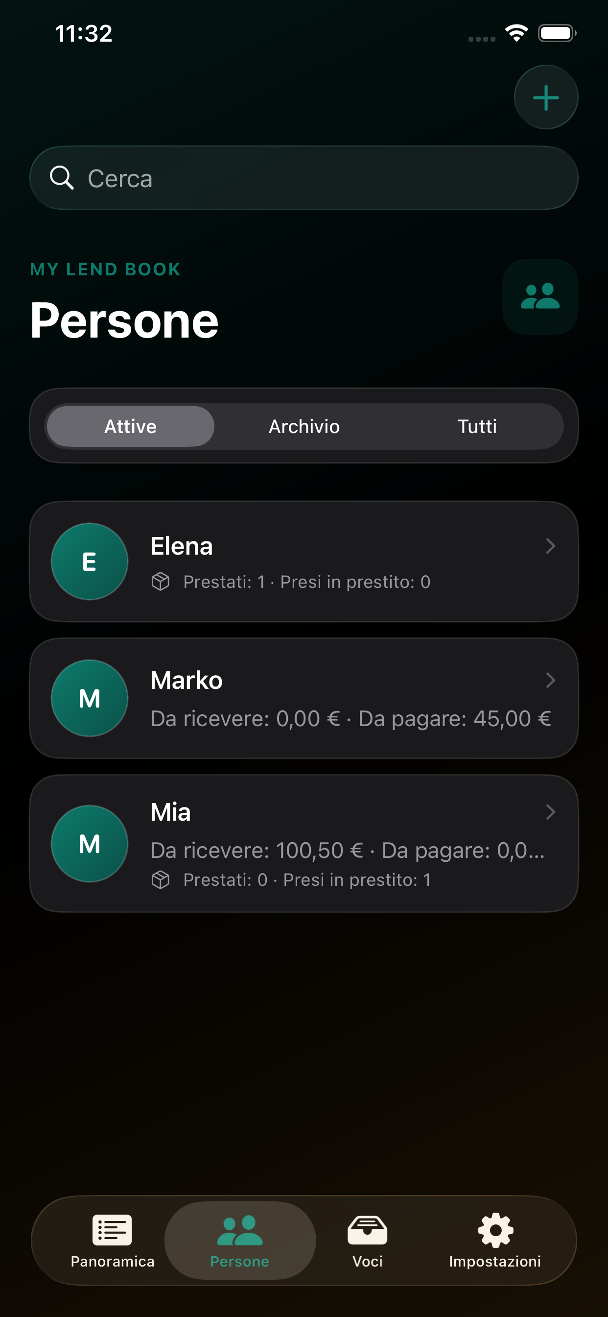 My Lend Book Persone, saldi e accordi