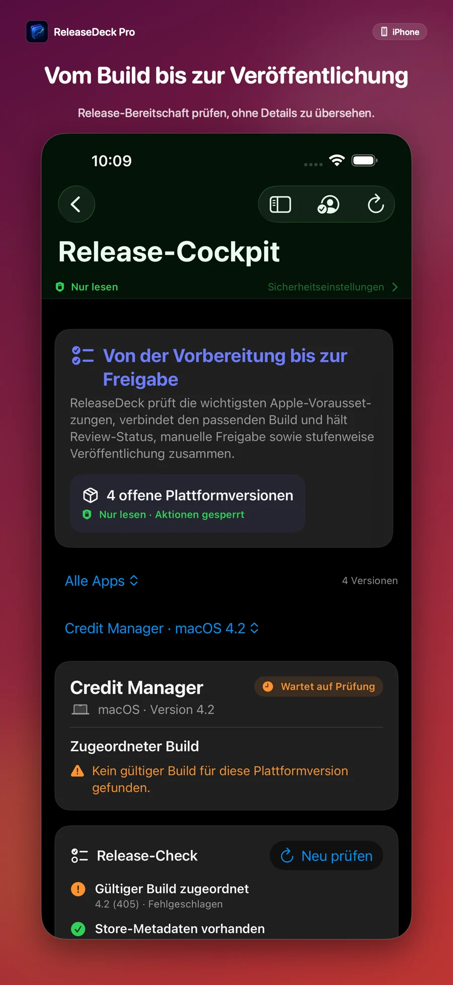 ReleaseDeck Pro Vom Build bis zur Veröffentlichung