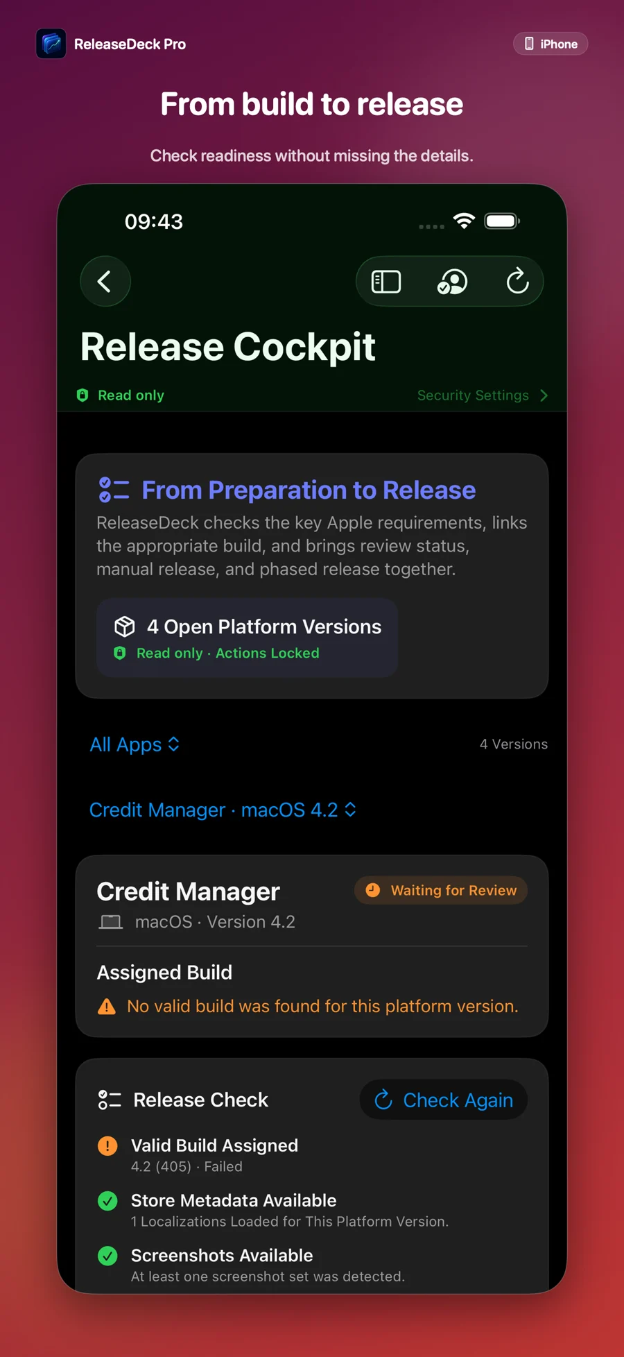 ReleaseDeck Pro From build to publication