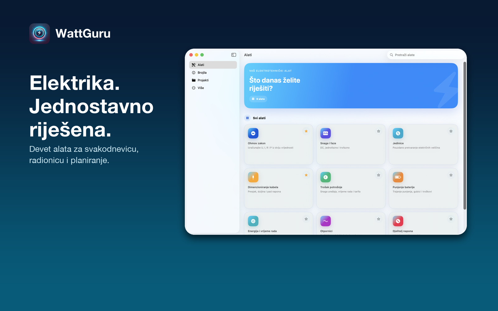 WattGuru Električarski alat